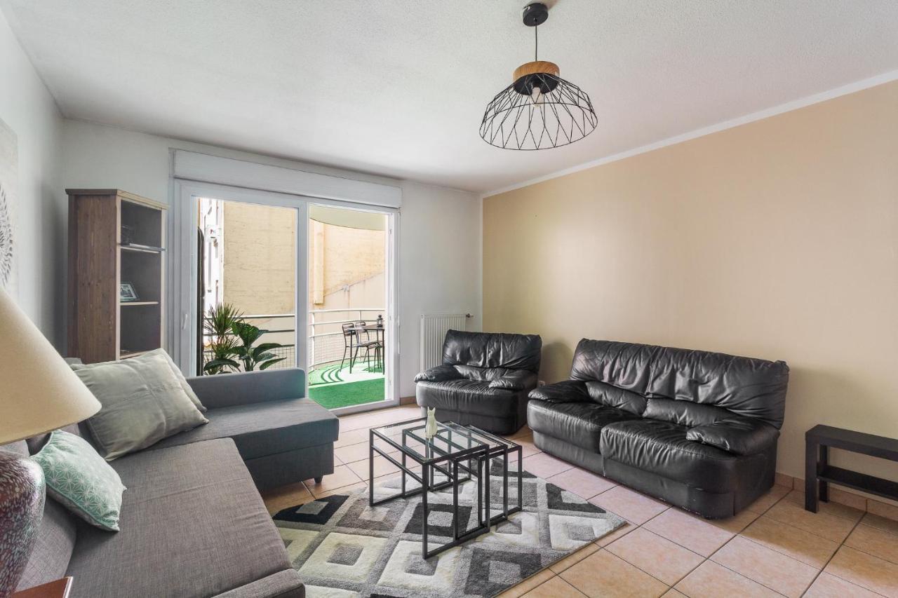 Nice Apartment With Parking Balcon Casa Lyon 维勒班 外观 照片