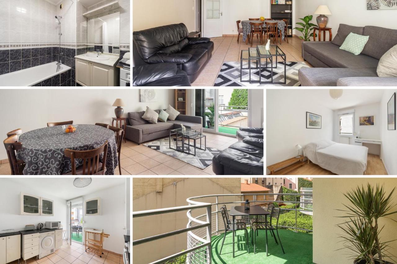 Nice Apartment With Parking Balcon Casa Lyon 维勒班 外观 照片
